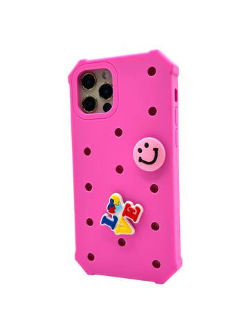 Lovefone Kids Silicone Case iPhone 14 Pro Pink