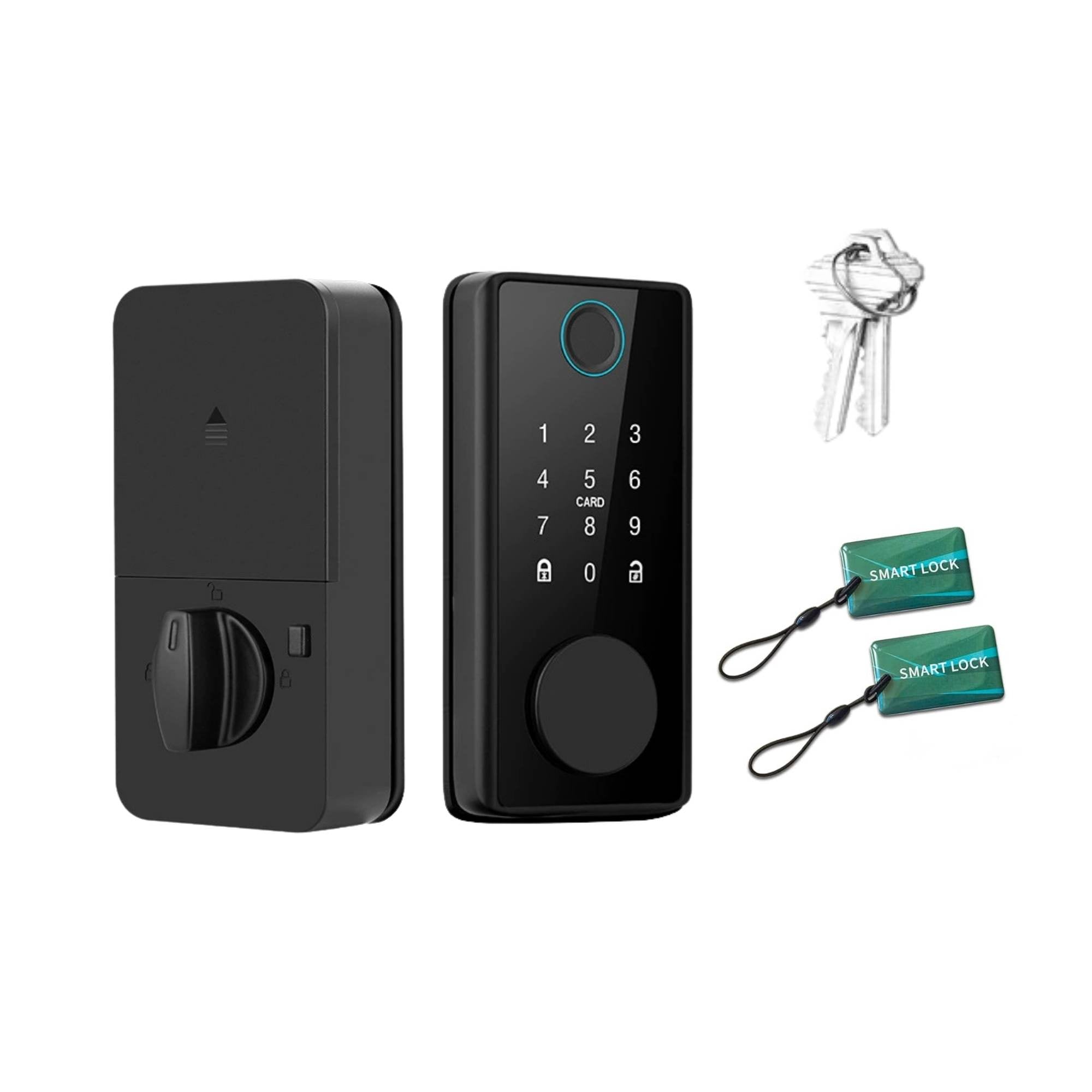 Tooleroo Digital Smart Door Lock Keypad - 5-in-1  Home Entry Security System