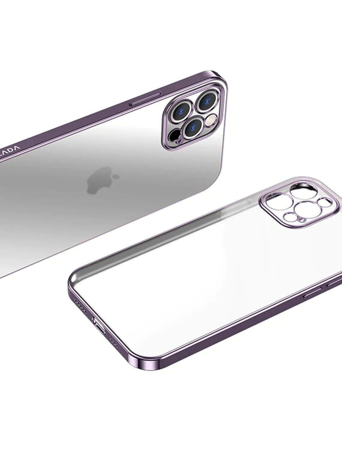 Purple For iPhone 13 12 11 Pro Max Case Thin Matte Ultra Slim Shockproof Clear Cover - iPhone 13 Pro
