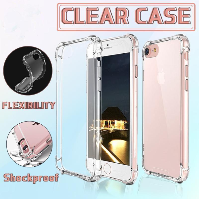 Shockproof Iphone 13 12 11 Pro Max Xs X 8 7 Soft Gel Clear Case Cover For Apple - For iphone 14 Plus