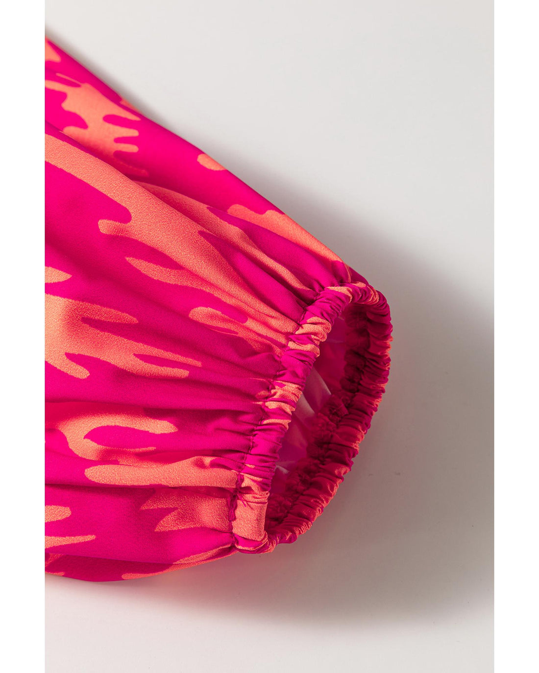 Rose Western Aztec Geometric Print Top and Ruffled Shorts Set - M