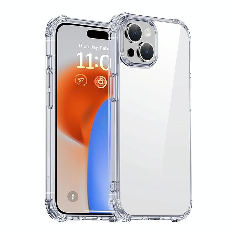 Crystal Clear Shockproof Phone Case for Iphone 15 by Ipaky