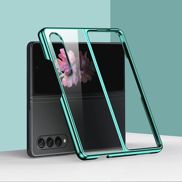 For Samsung Galaxy Z Fold4 5G Shockproof Electroplated Case Samsung Fold 4 - Green