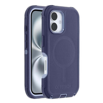 OtterBox Defender MagSafe Back Case for iPhone 16 - Purple