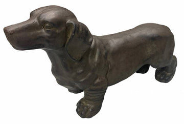 Daniel Dachshund Puppy Dog Statue 50x33cm