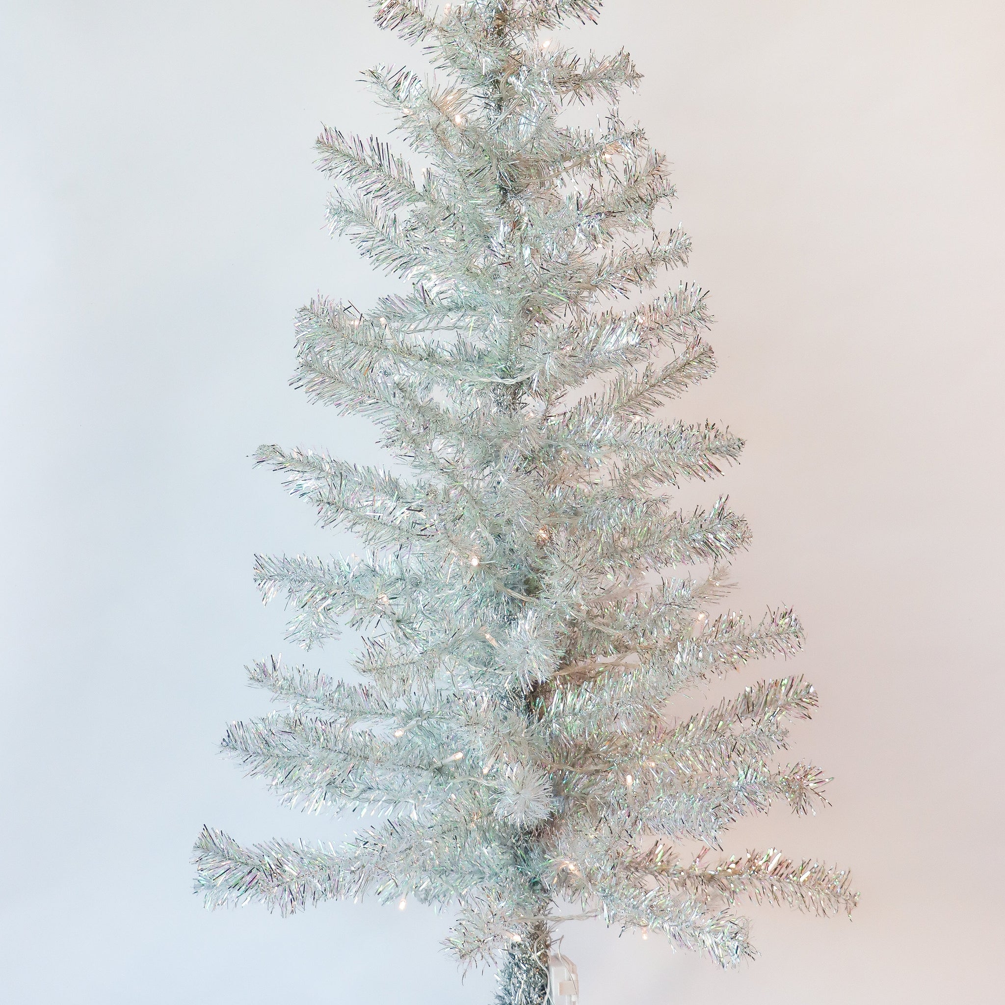 TINSEL CHRISTMAS TREE SILVER 4FT - X3453 (Box of 1pc)