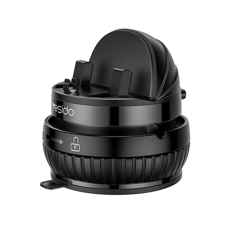 Universal Car Dashboard Phone Holder with Rotary Suction Cup & 360° Rotation(black)