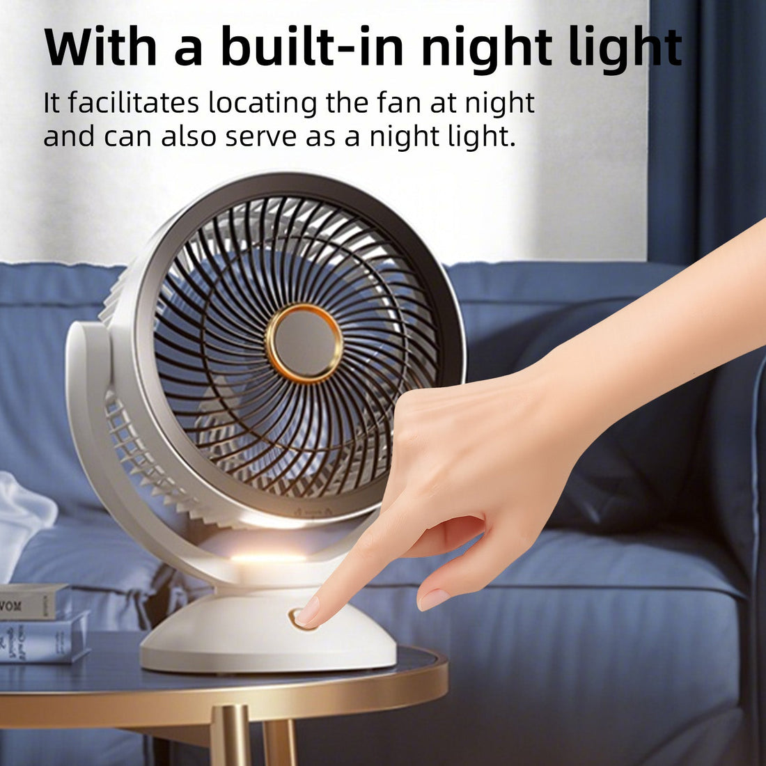 2000mAh RECHARGEABLE FAN