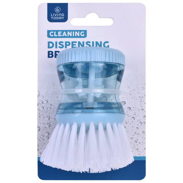 Soap Dispensing Kitchen Brush for Dish Pan Sink Cleaning