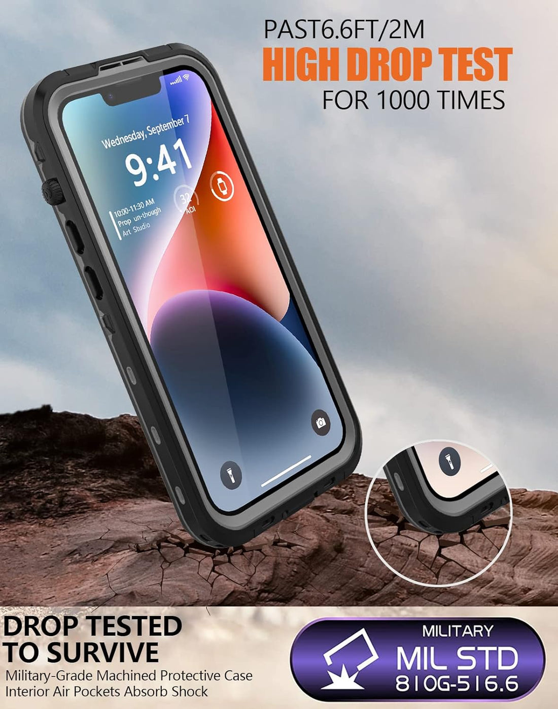 iPhone 14 Plus Waterproof Case
