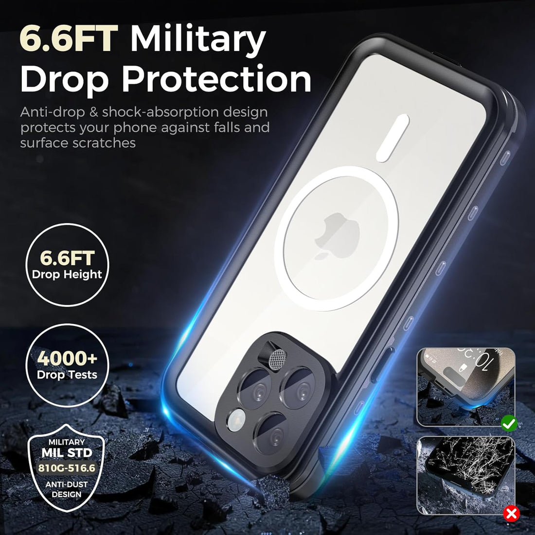 iPhone 15 Pro Waterproof Case