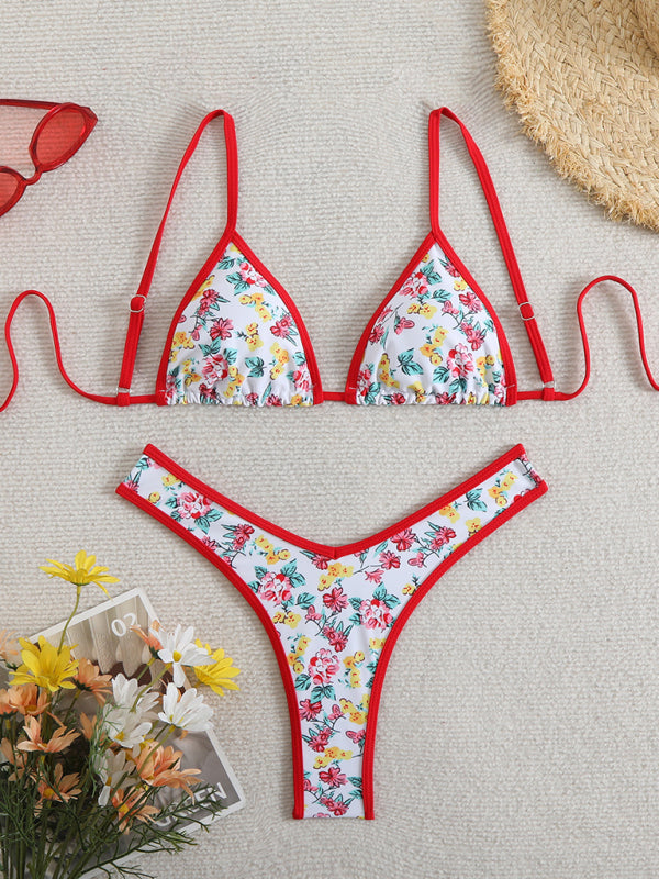 Floral print bikini