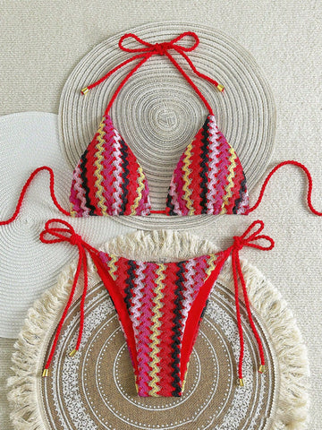 Sexy Knitted String Bikini